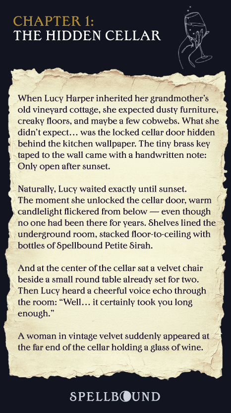 Spellbound - The Widow in the Cellar, Chapter 1